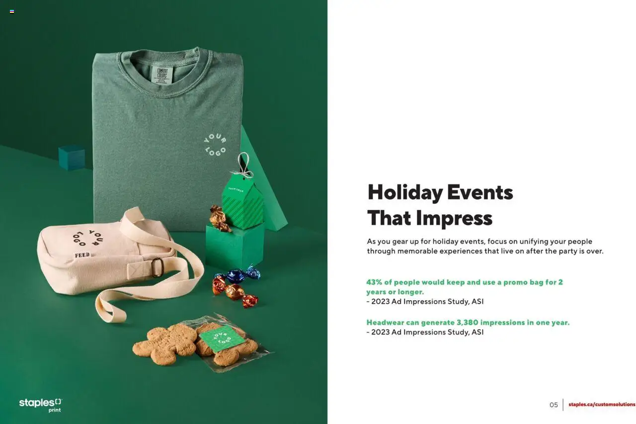 Staples - 2025 Holiday Idea Book - page 3- valid from Sep 22, 2025