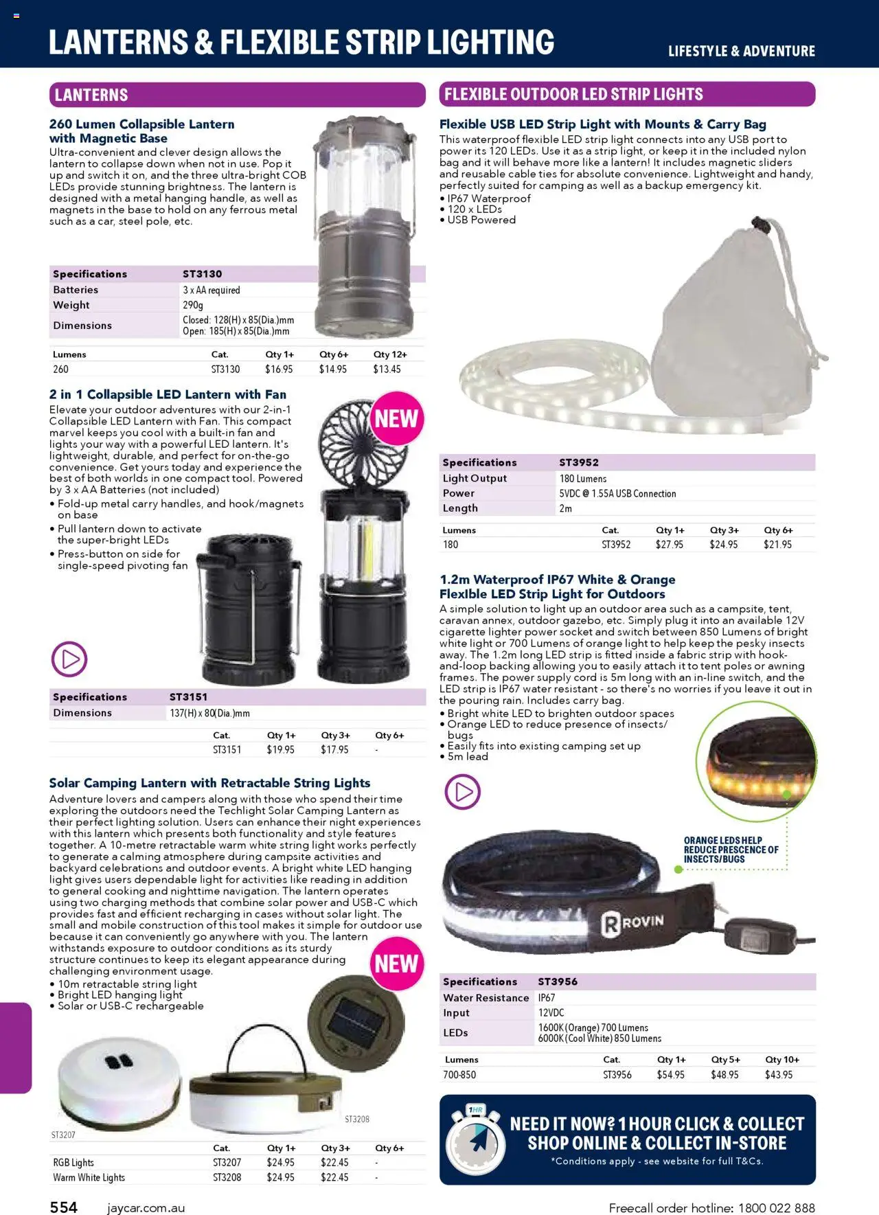 Jaycar Engineering & Scientific Catalogue 2025/2026  - page 554- valid from 09/07/2025