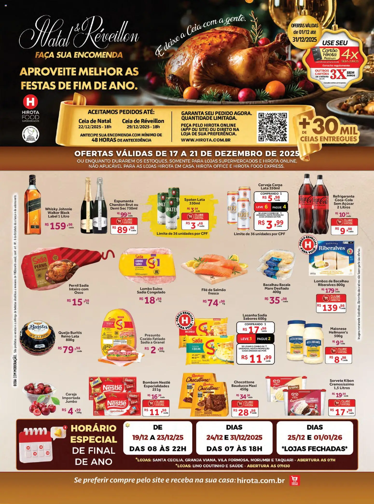 Hirota Food - Ofertas Especiais Natal - página 1- válido a partir de 17/12/2025
