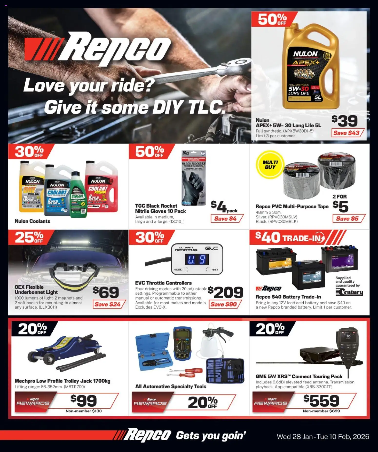 Repco Catalogue - page 1- valid from 28/01/2026