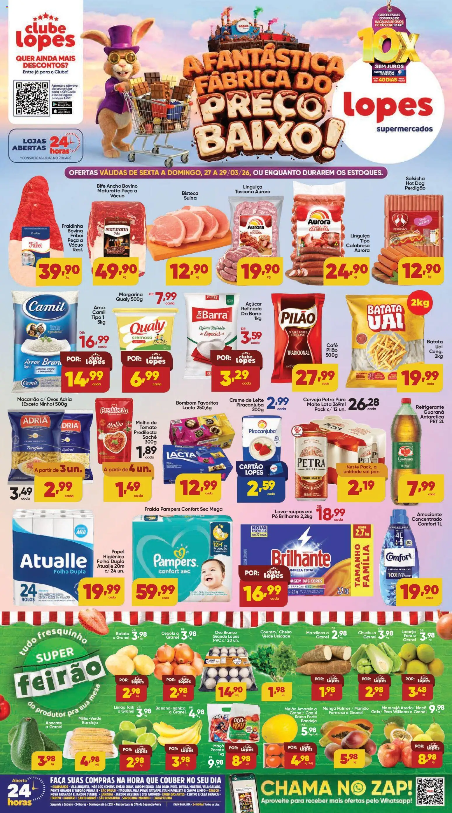 Lopes Supermercados - Ofertas da semana - página 1- válido a partir de 27/03/2026
