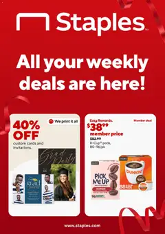 Preview Staples Weekly Ad valid from 03/29/2026