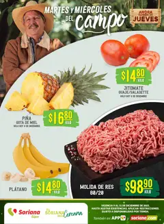 Soriana - Martes y Miércoles del Campo Súper: Juárez válido desde 09/12/2025