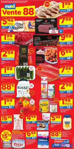 Preview Maxi weekly flyer / circulaire valid from Apr 16, 2026