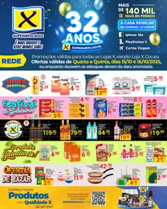 Pré-visualização X Supermercados - Ofertas da semana válida a partir de 15/10/2025