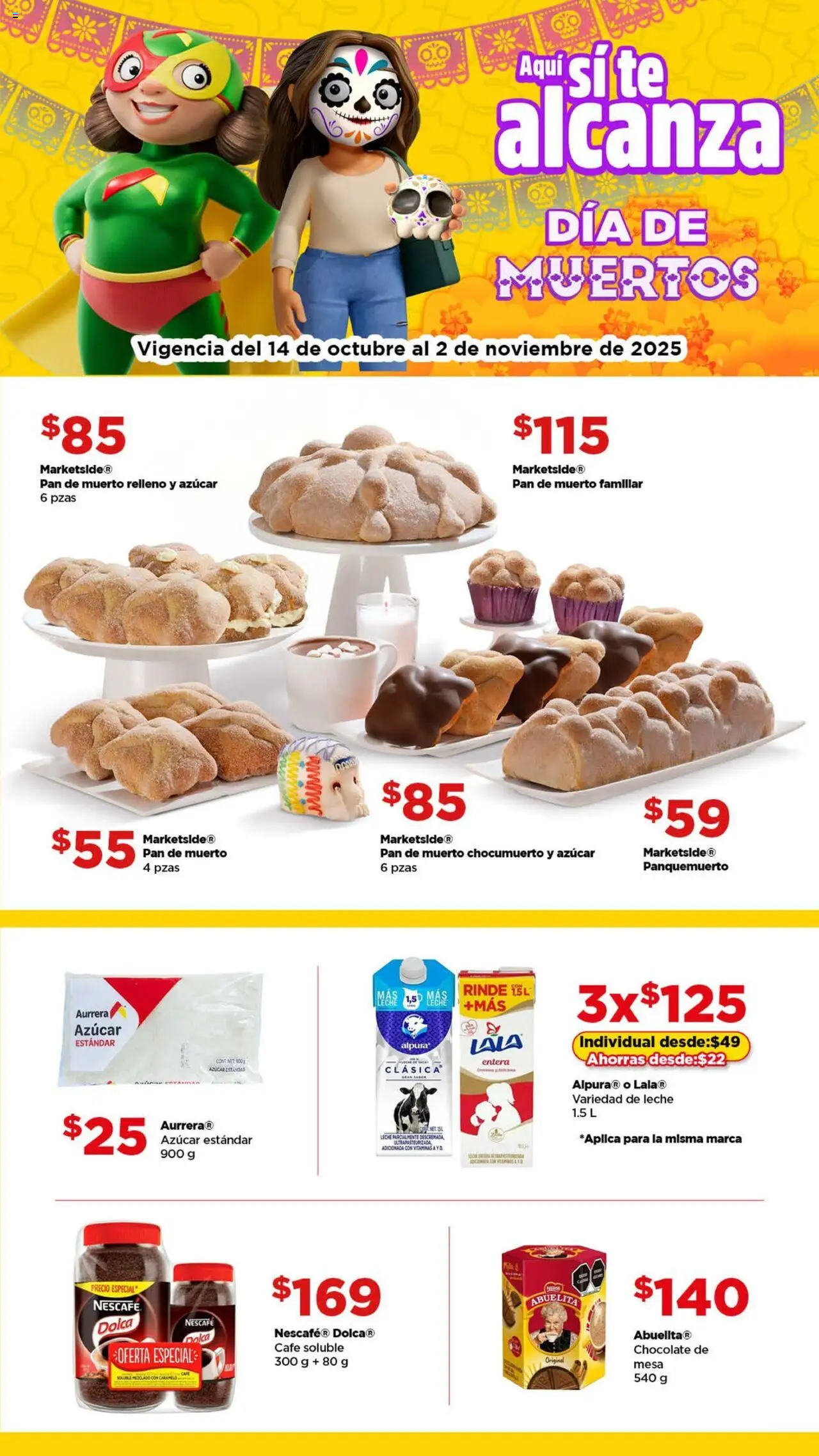 Bodega Aurrerá folleto Día de Muertos - página 1- válido desde 14/10/2025