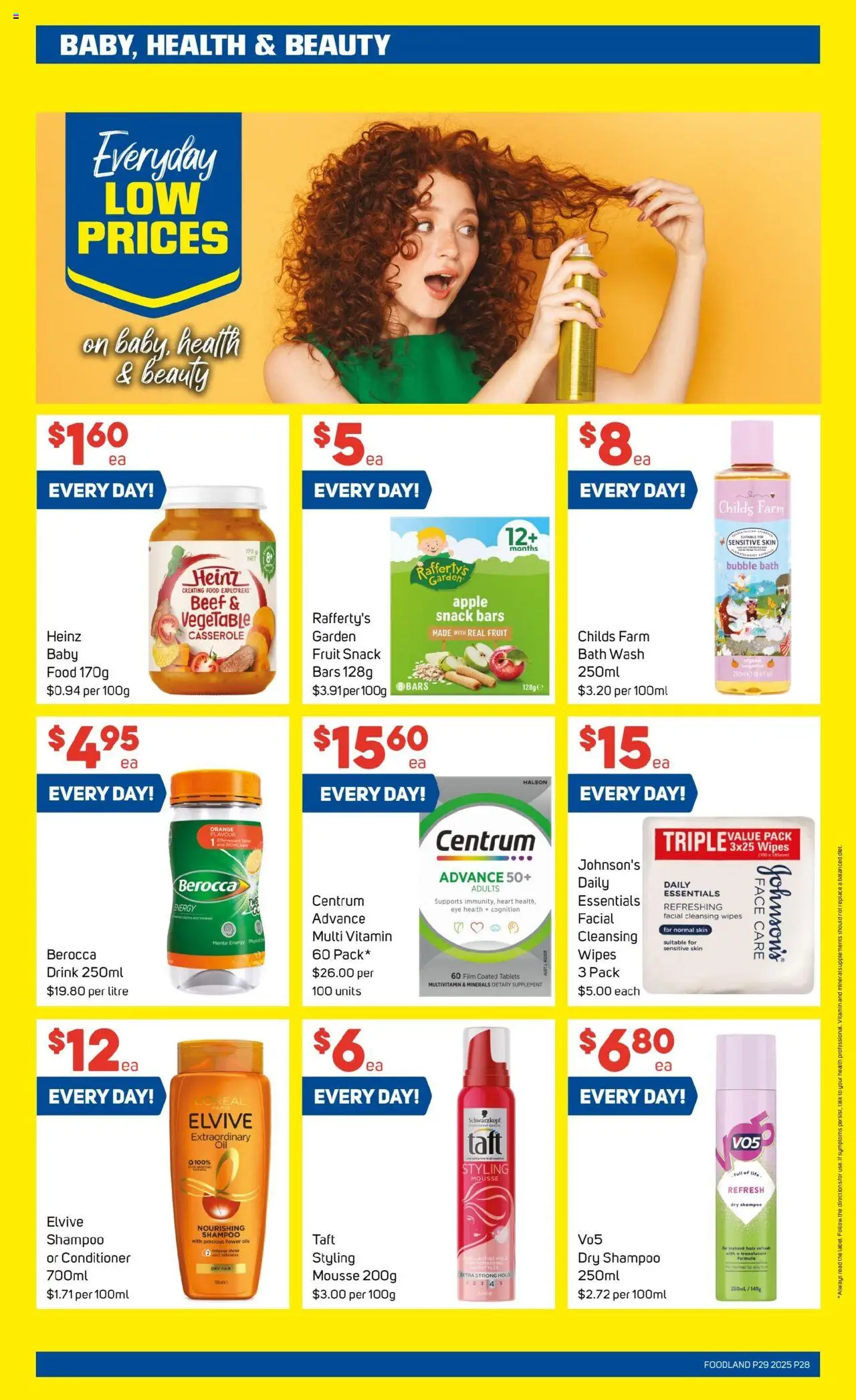 Foodland  Catalogue  - page 28- valid from 16/07/2025