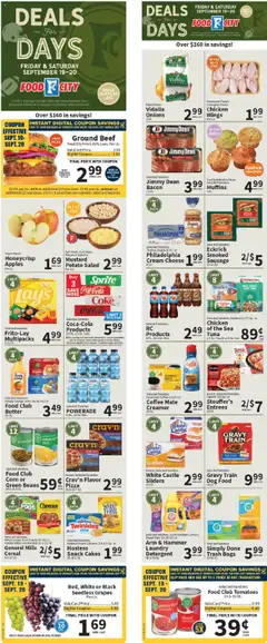 Preview Food City Weekly Ad valid from 09/17/2025