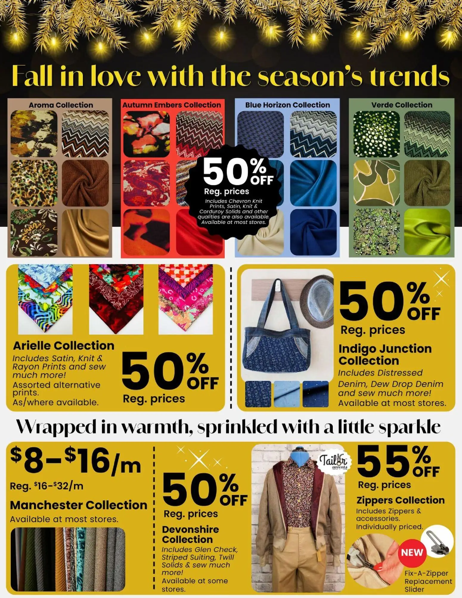 Fabricland weekly flyer / circulaire - page 3- valid from Nov 1, 2025