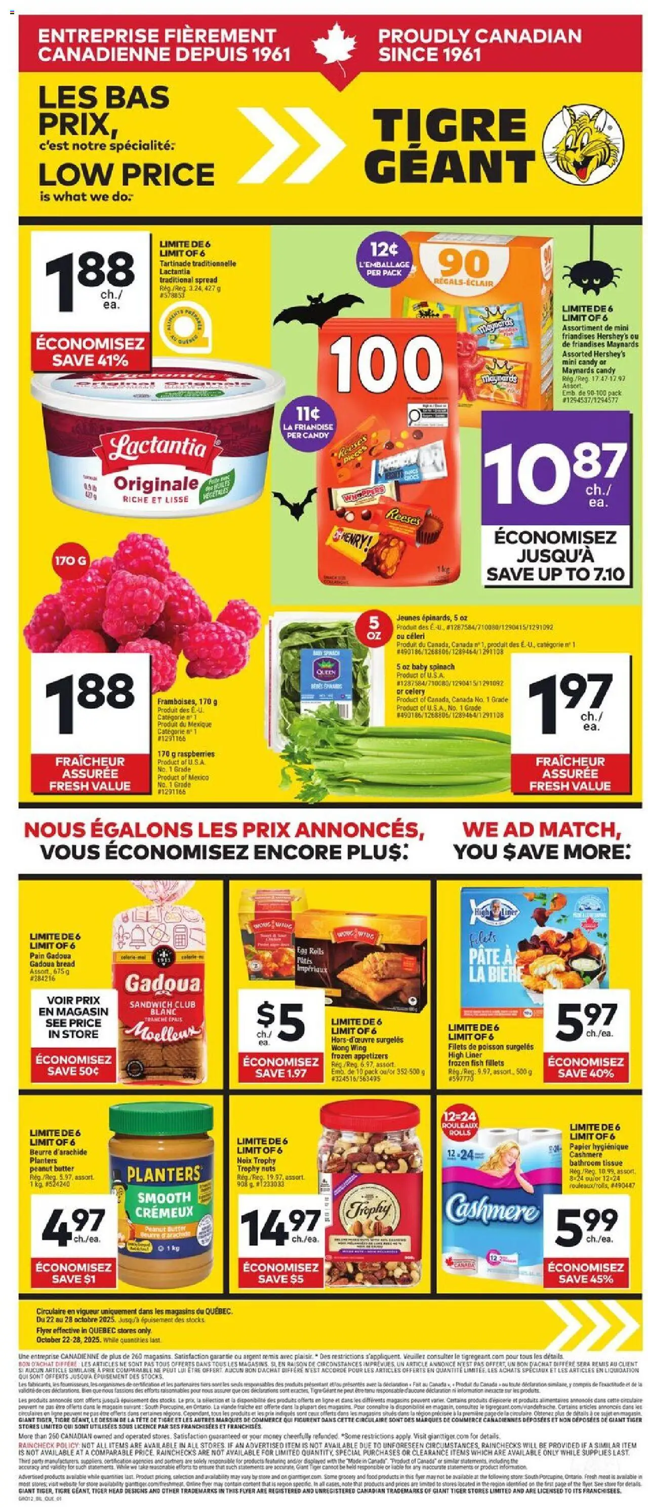 Giant Tiger Weekly Flyer - page 1- valid from Oct 22, 2025
