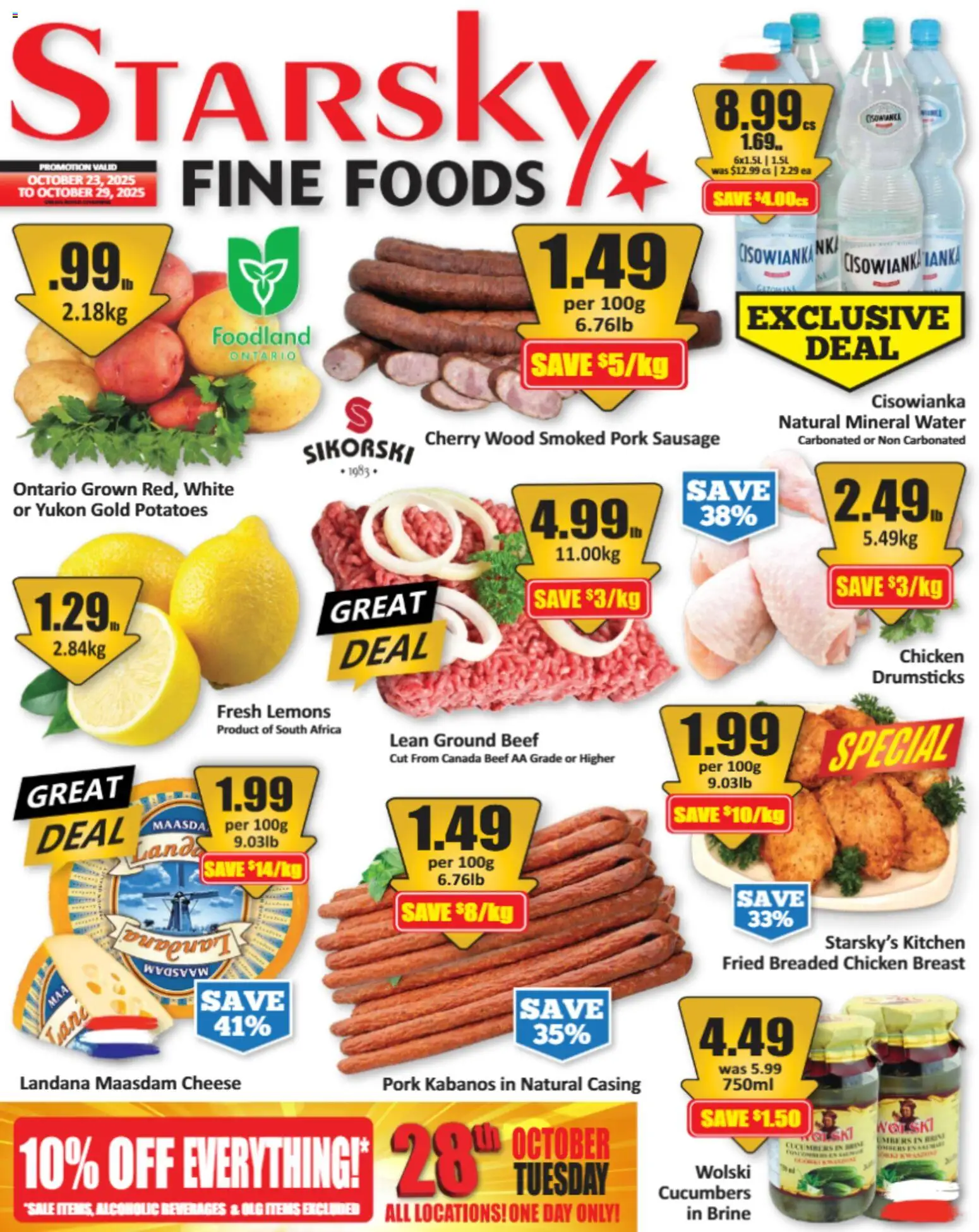 Starsky weekly flyer / circulaire - page 1- valid from Oct 23, 2025
