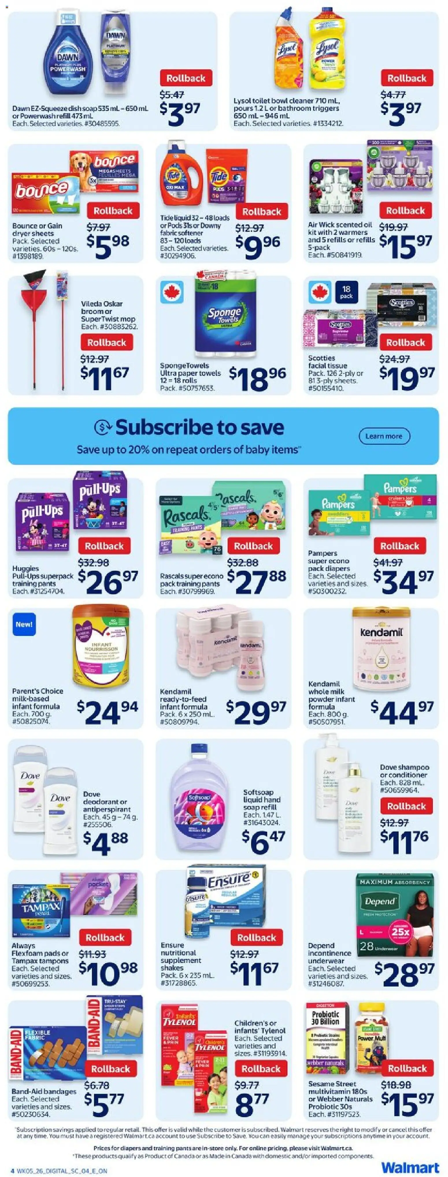 Walmart weekly flyer - page 5- valid from Feb 26, 2026