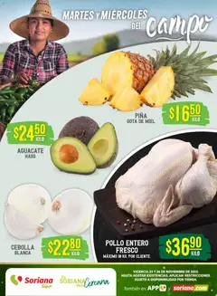 Soriana - Martes y Miércoles del Campo Súper: Ver, Tab, Chis, Camp, Yuc y Q. Roo válido desde 26/11/2025