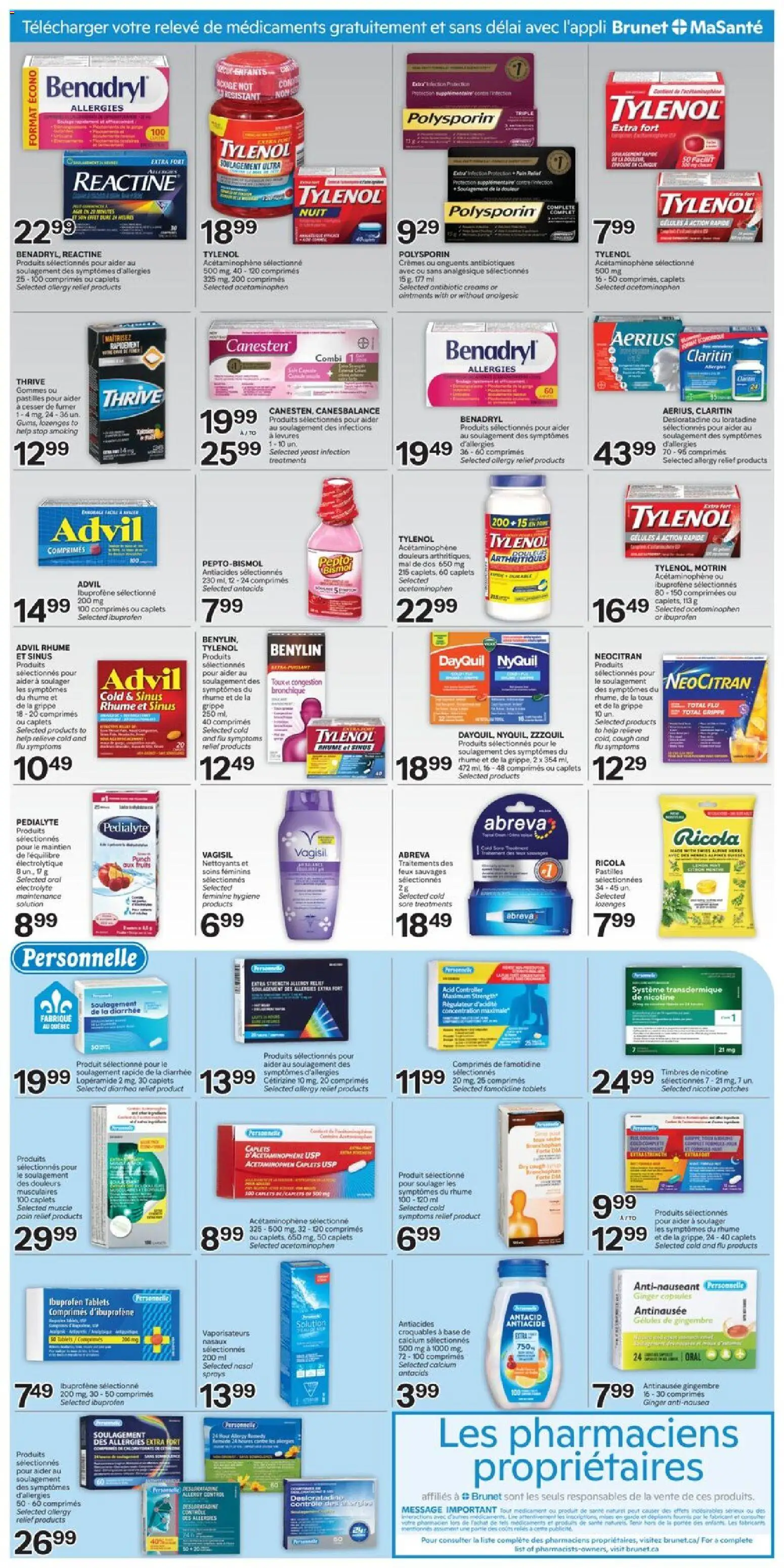 Brunet weekly flyer / circulaire - page 3- valid from Apr 16, 2026