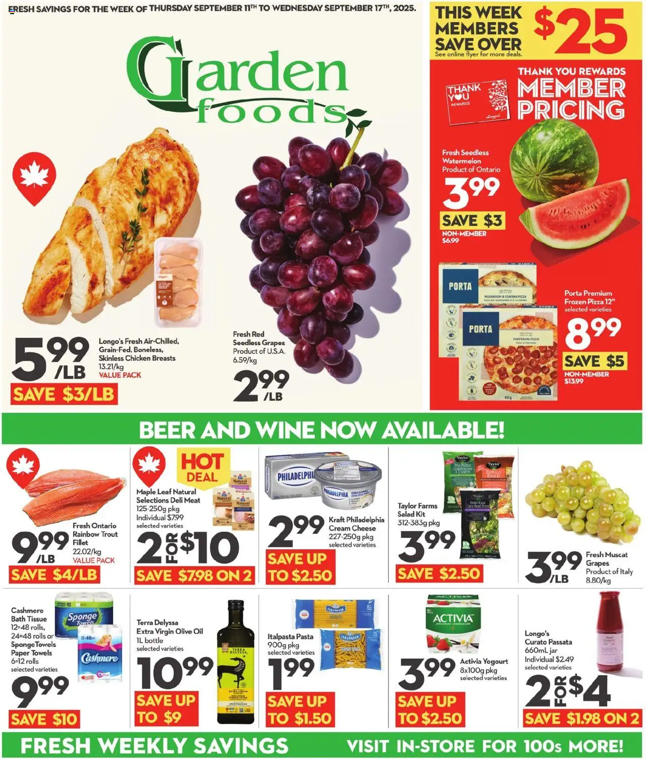 Longo's - Garden Foods - page 1- valid from Sep 11, 2025