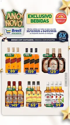 Pré-visualização Brasil Atacadista - Ofertas Bebidas válida a partir de 30/12/2025