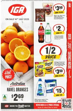 IGA catalogue preview - valid from 16/07/2025