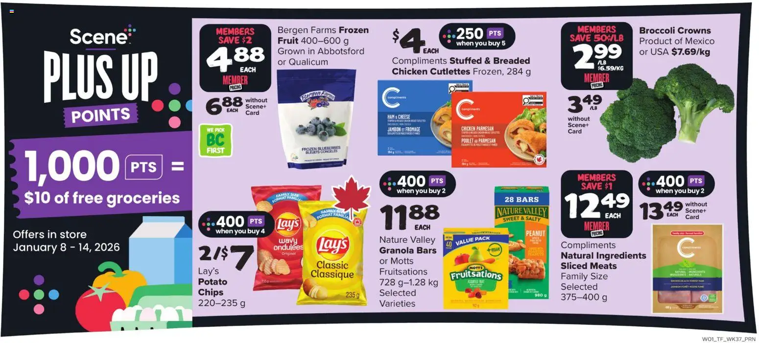 Thrifty Foods weekly flyer / circulaire - page 1- valid from Jan 8, 2026