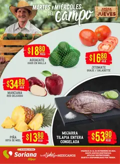 Soriana - Martes y Miércoles del Campo Híper: Chih, Delicias, Dur y Coah (excepto Saltillo) válido desde 24/02/2026