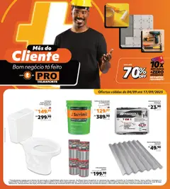 Pré-visualização Telhanorte - Ofertas Pro válida a partir de 04/09/2025