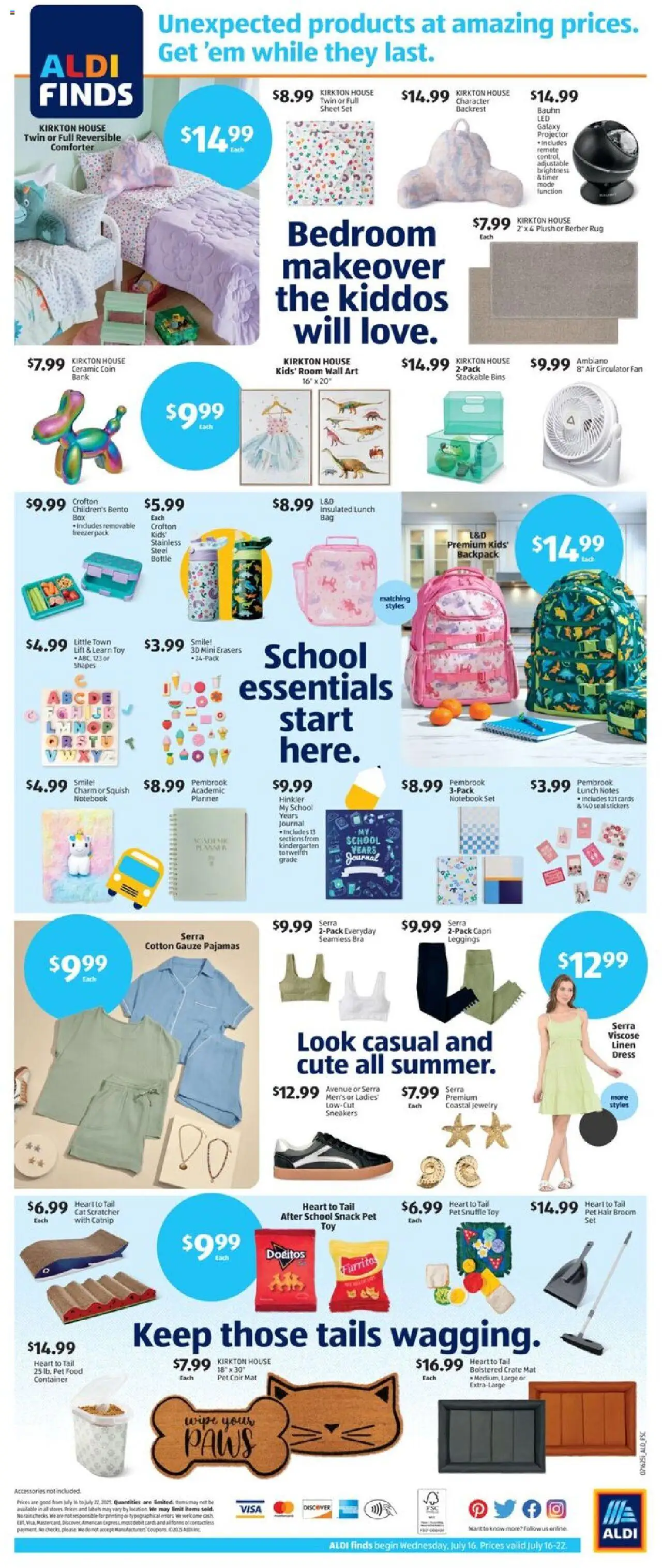 Aldi Weekly Ad - page 2- valid from 07/16/2025