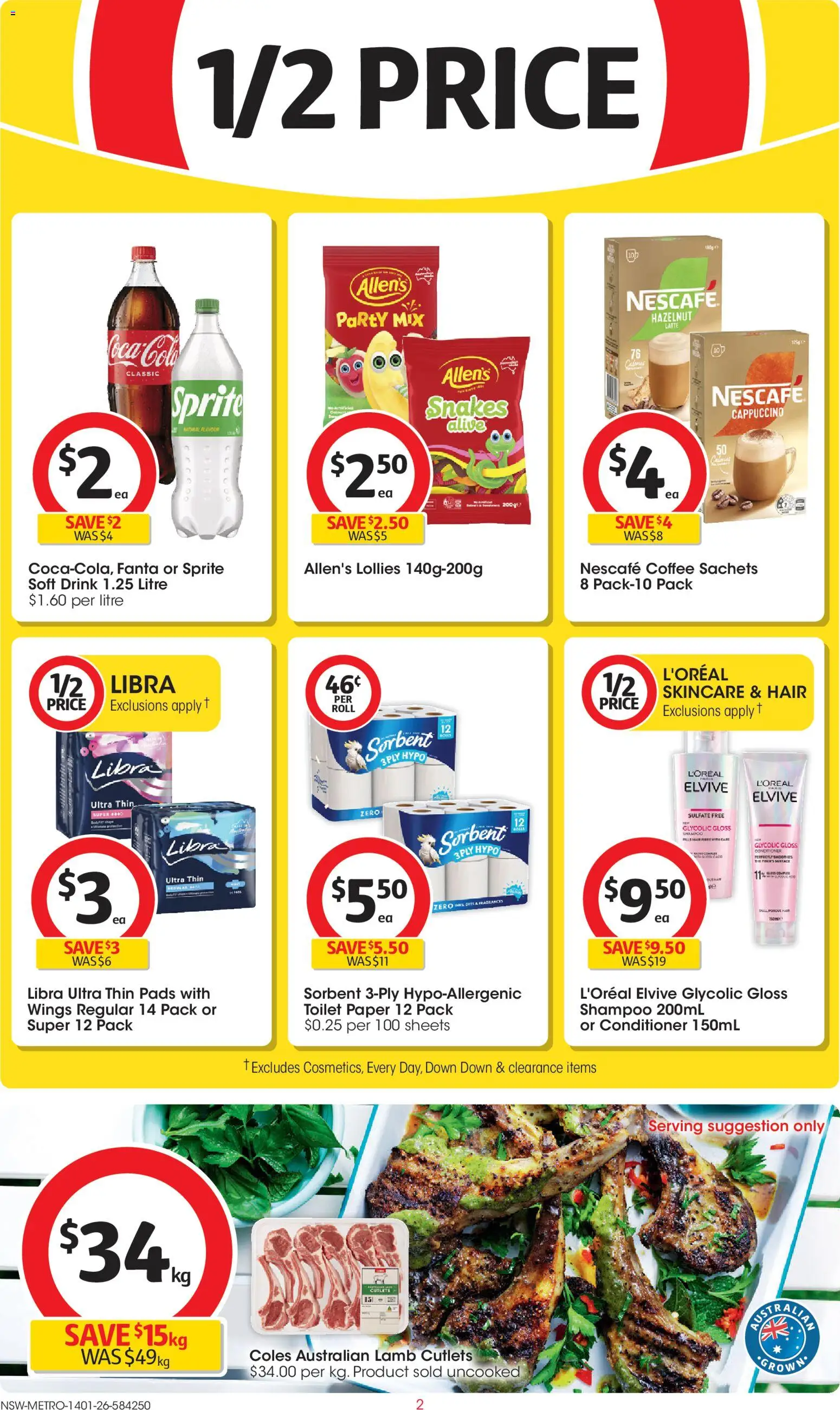 Coles  Catalogue  - page 2- valid from 14/01/2026