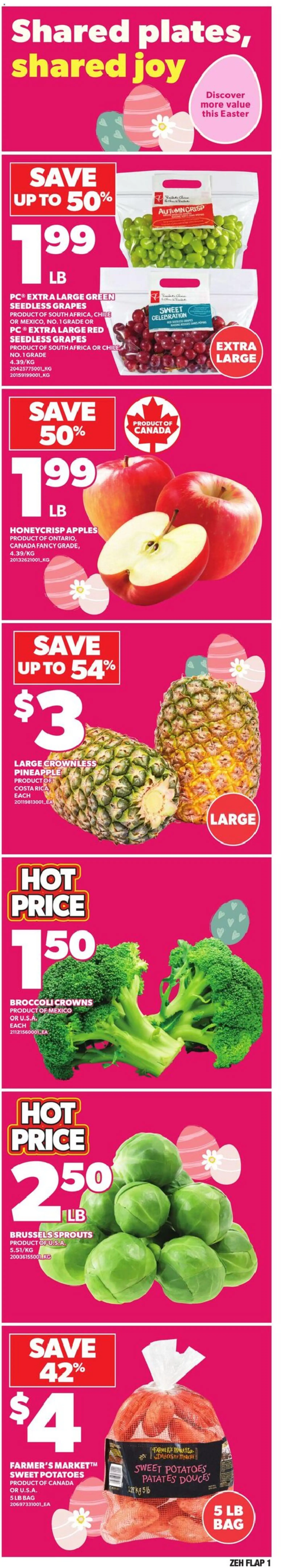Zehrs weekly flyer / circulaire - page 1- valid from Apr 2, 2026
