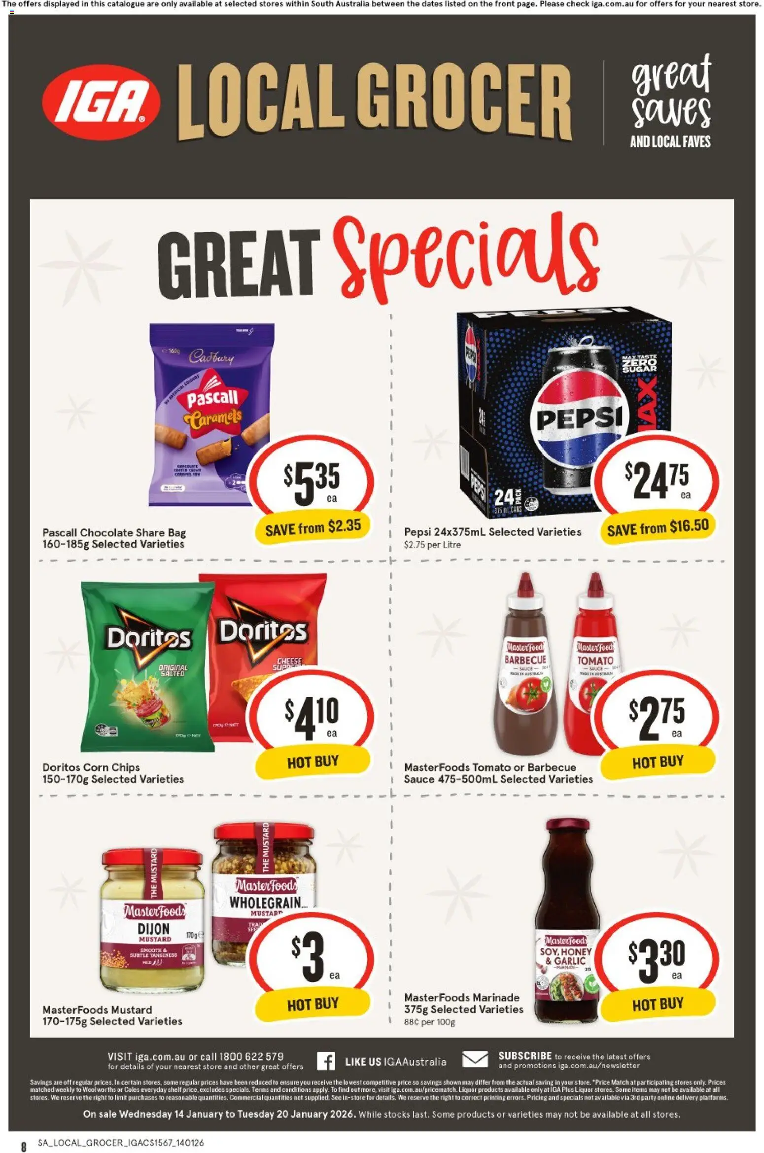 IGA Local Grocer SA - page 8- valid from 14/01/2026