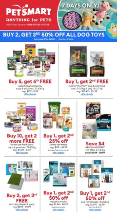 Preview Petsmart weekly flyer / circulaire valid from Aug 11, 2025