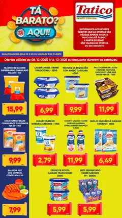 Pré-visualização Tatico - Ofertas da semana válida a partir de 08/12/2025