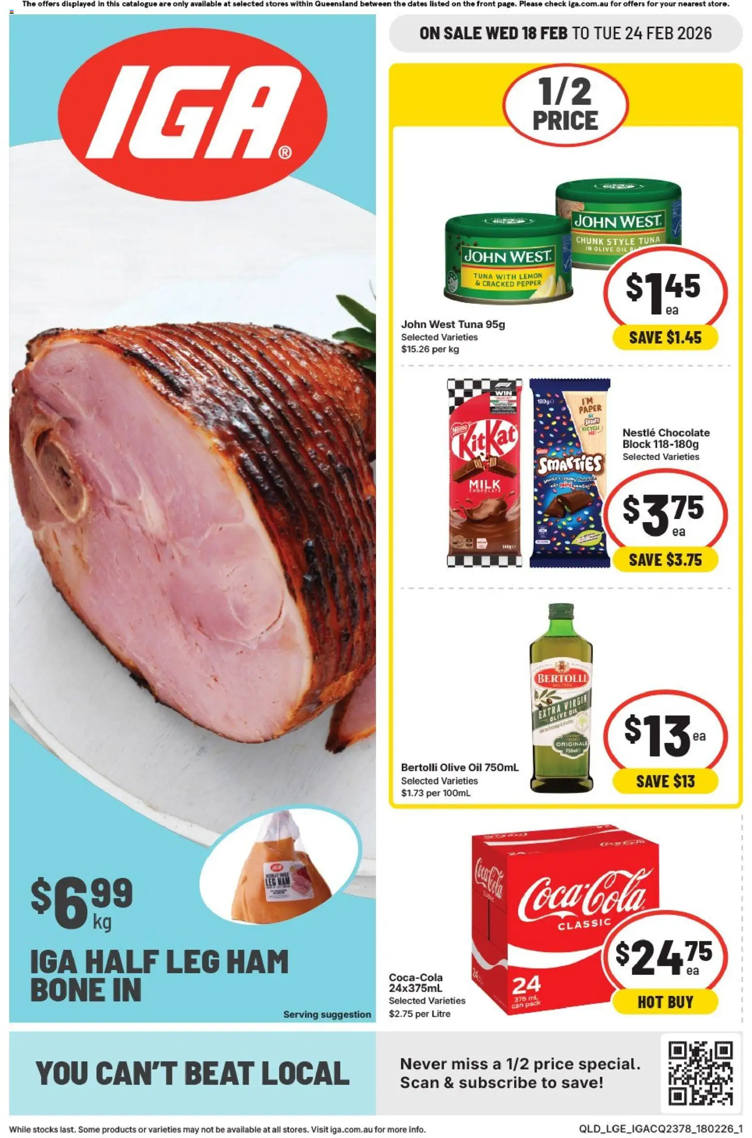 IGA Catalogue QLD - page 1- valid from 18/02/2026