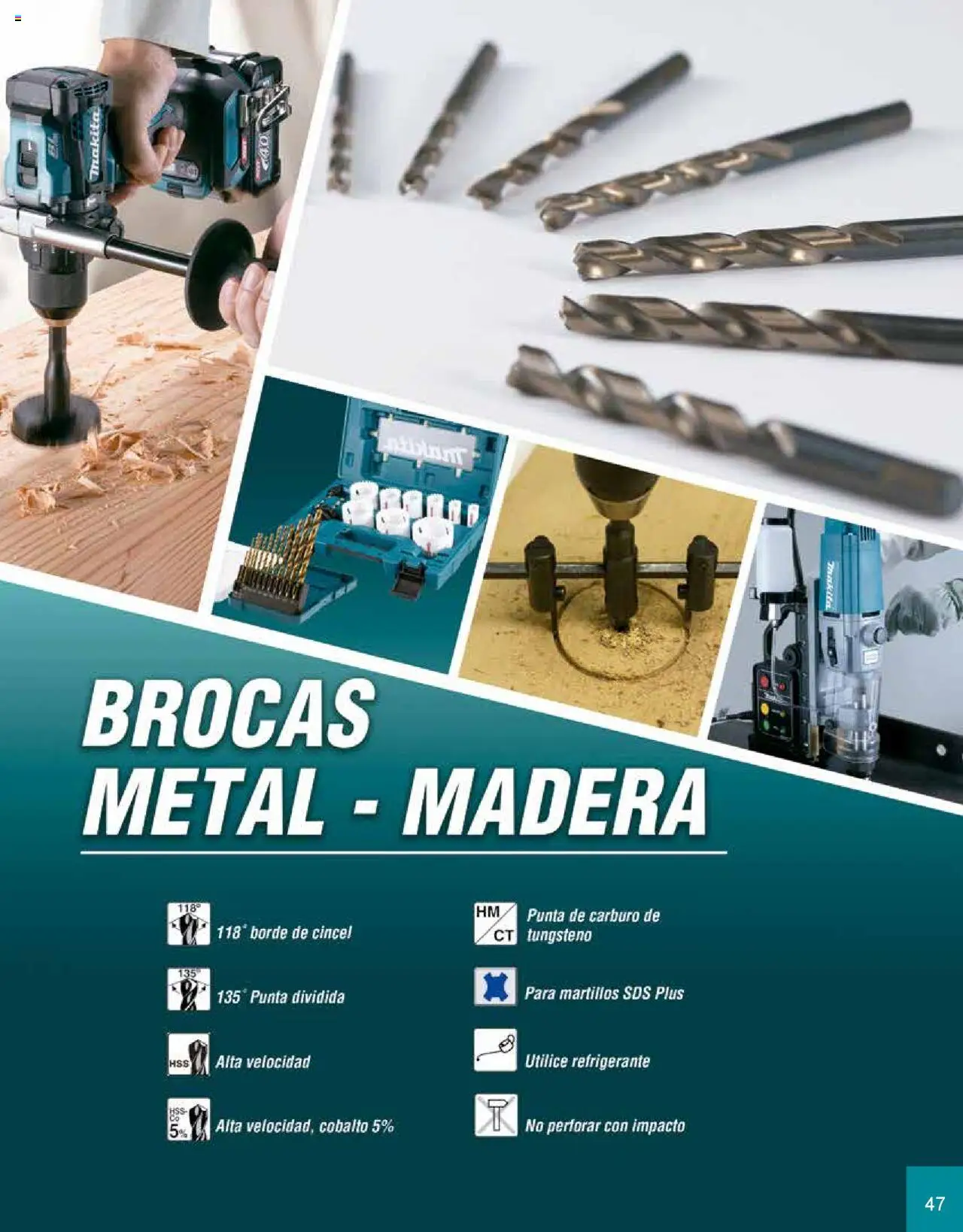 Makita catálogo Accesorios - página 47- válido desde 08/07/2024