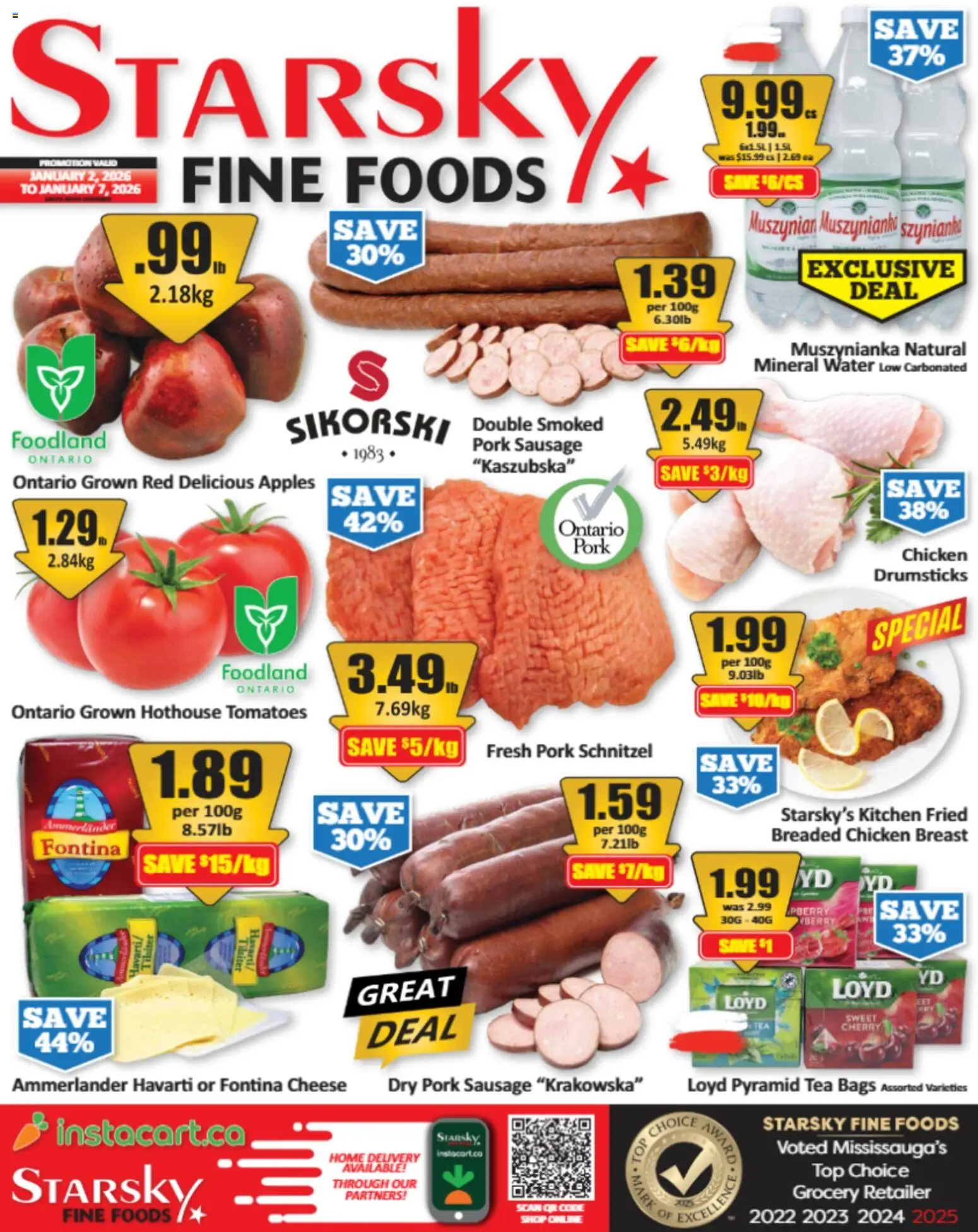 Starsky weekly flyer / circulaire - page 1- valid from Jan 2, 2026