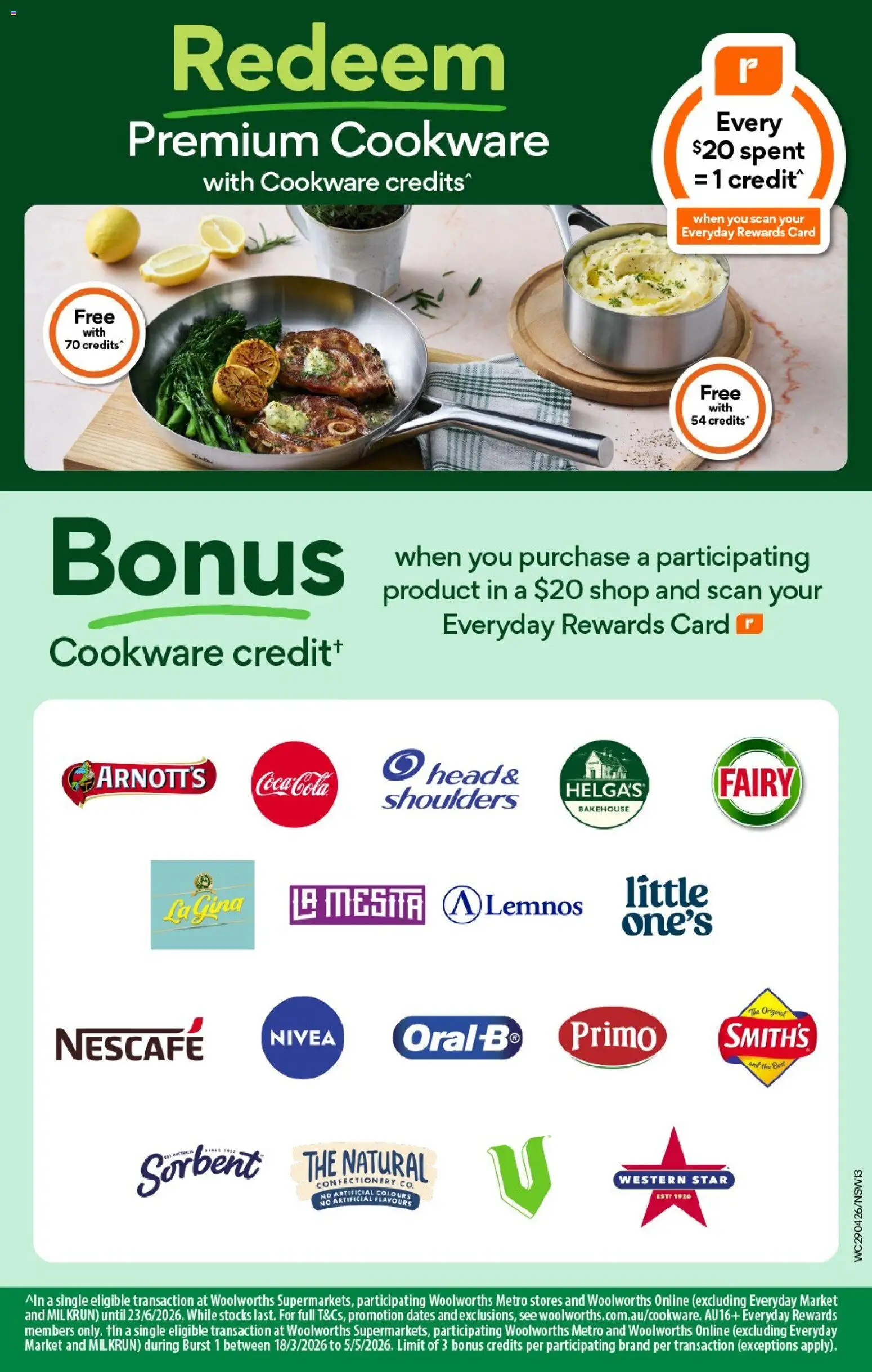 Woolworths catalogue  - page 13- valid from 29/04/2026