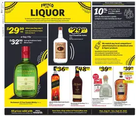 Preview Fresco y Más Alcohol Flyer valid from 08/25/2025