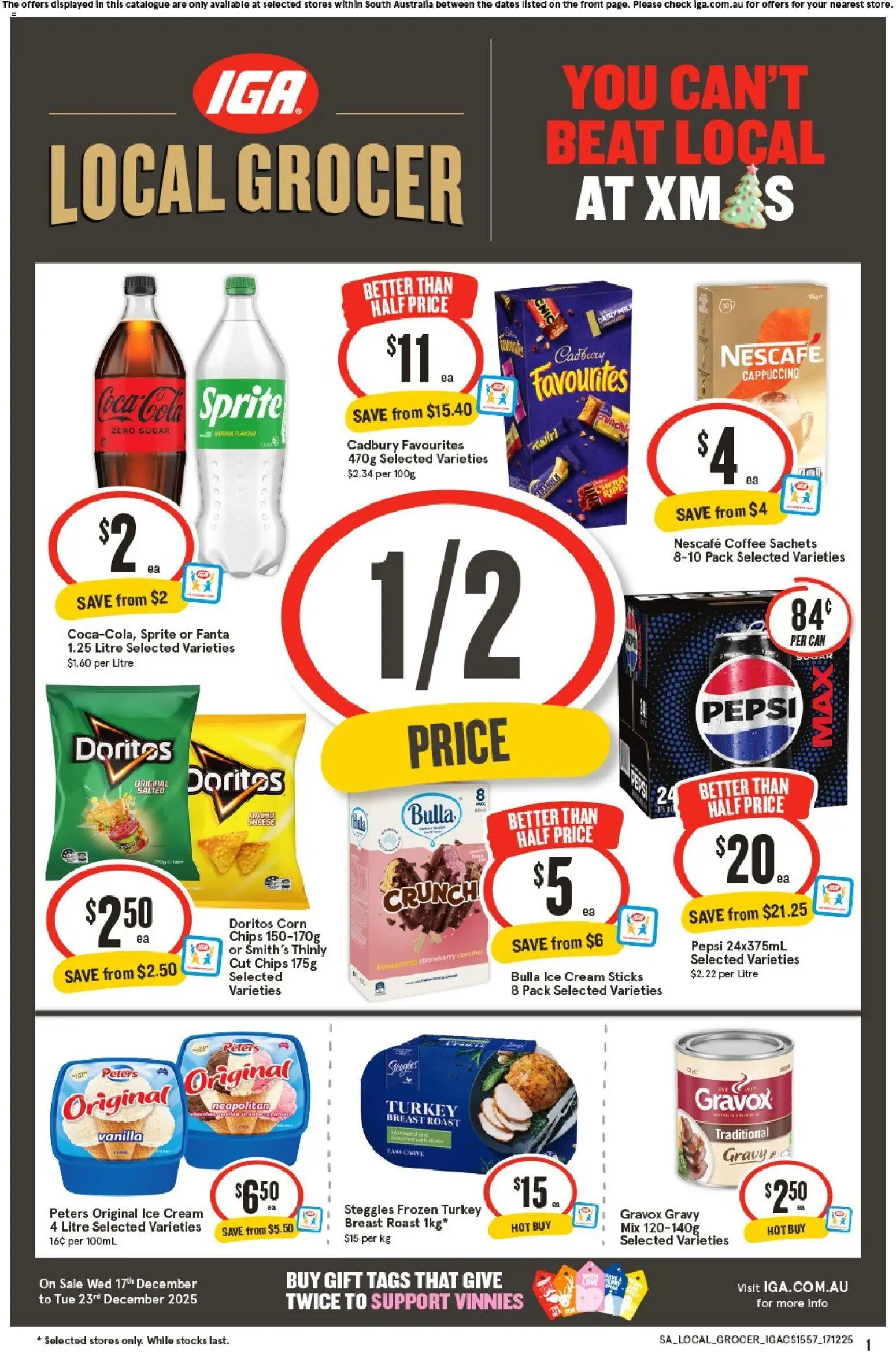 IGA Local Grocer SA - page 1- valid from 17/12/2025