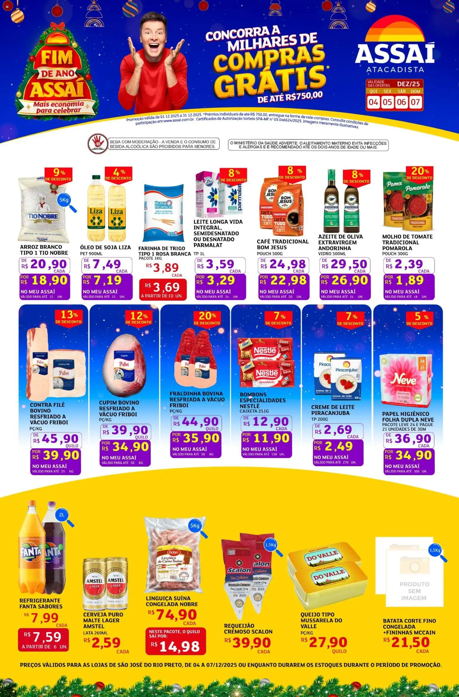 Encarte Assaí Atacadista - página 1- válido a partir de 04/12/2025

