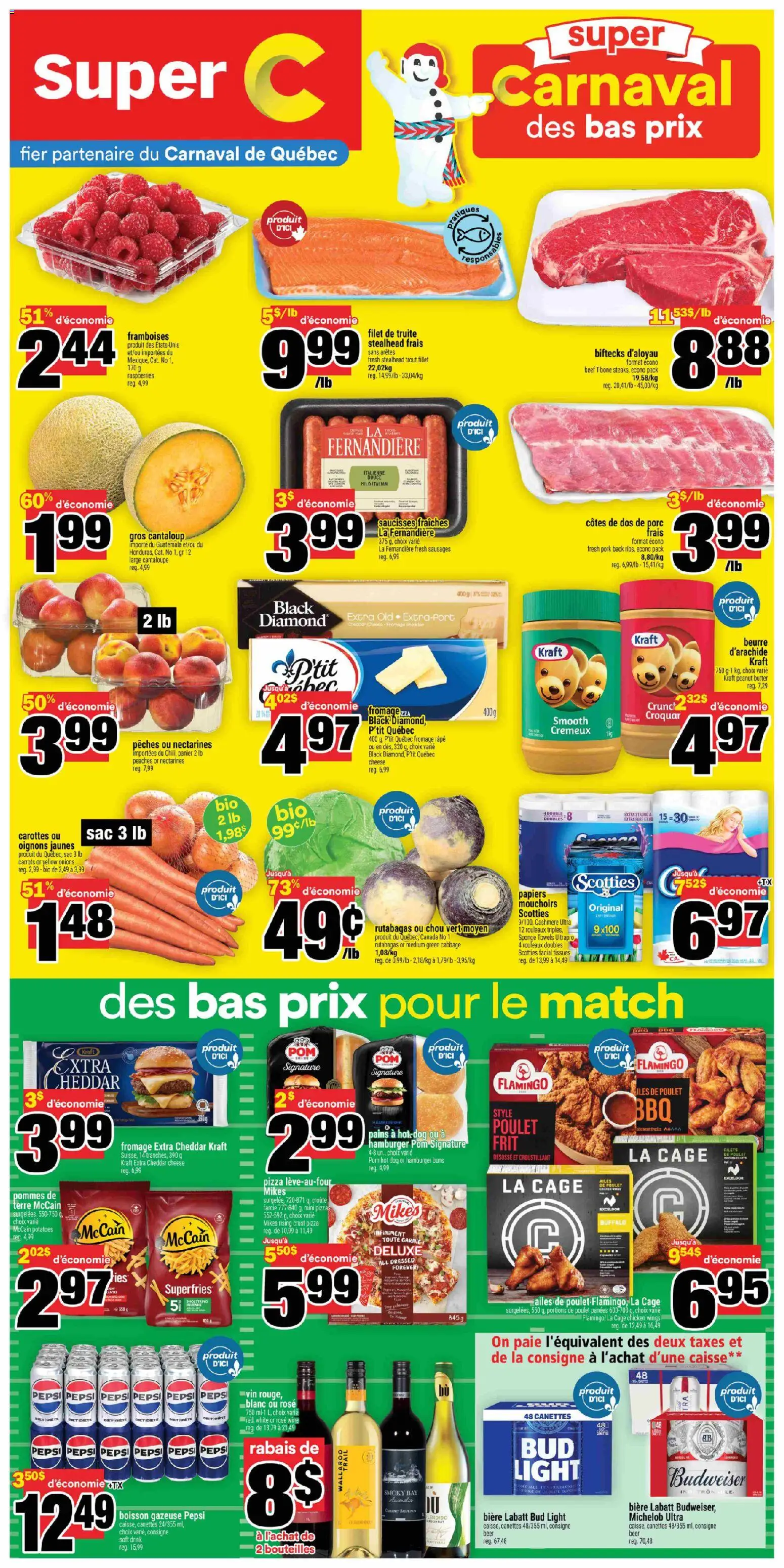 Super C weekly flyer / circulaire - page 1- valid from Feb 5, 2026