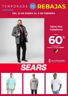 Sears catálogo válido desde 22/01/2026
