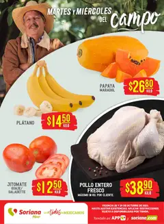Soriana - Martes y Miércoles del Campo Híper: Ver, Tab, Chis, Camp, Yuc y Q. Roo válido desde 29/10/2025