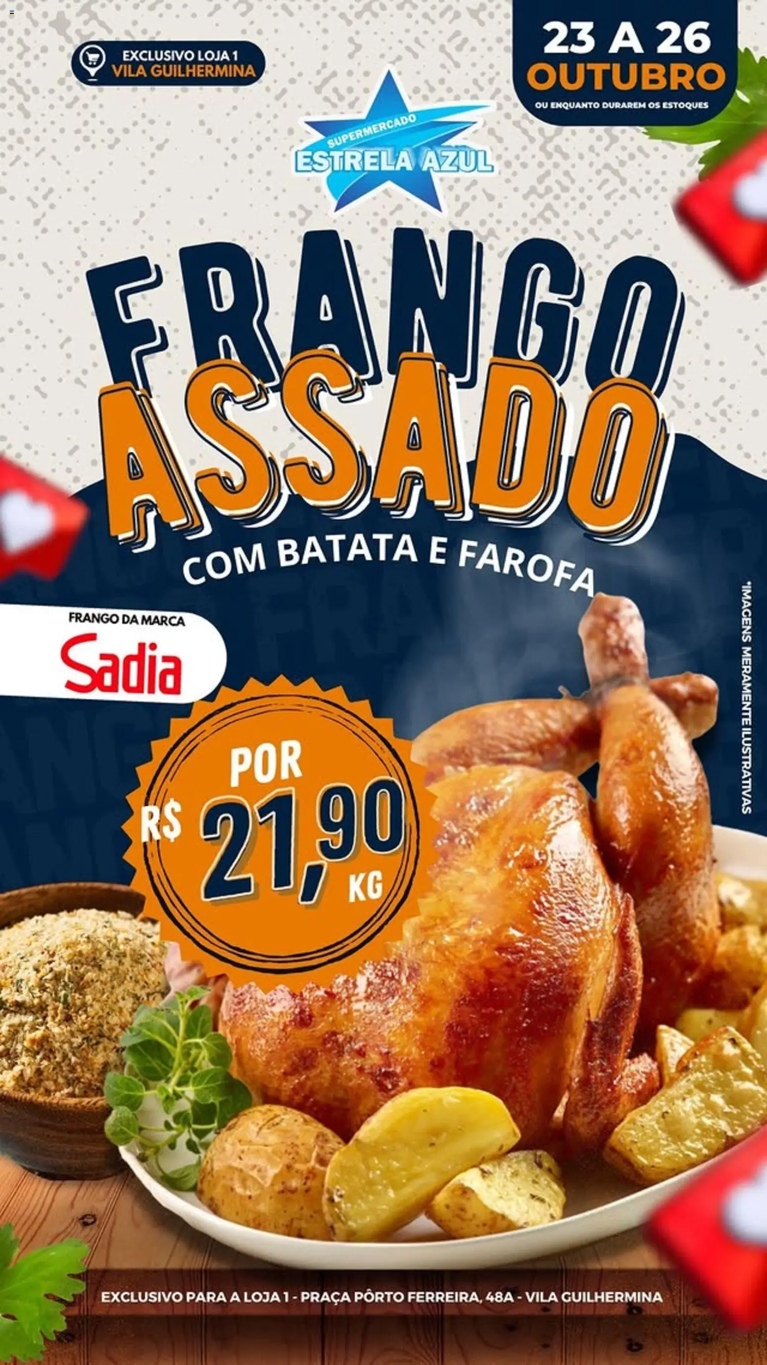 Estrela Azul - Ofertas Frango Assado - página 1- válido a partir de 23/10/2025

