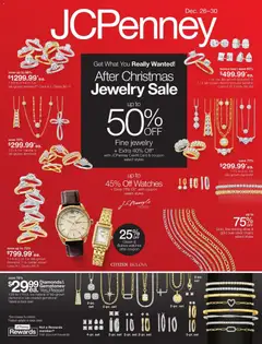 Preview JCPenney After-Christmas Jewelry Sale valid from 12/26/2025