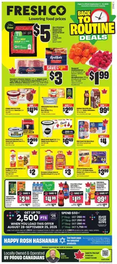 Preview FreshCo weekly flyer / circulaire valid from Sep 4, 2025