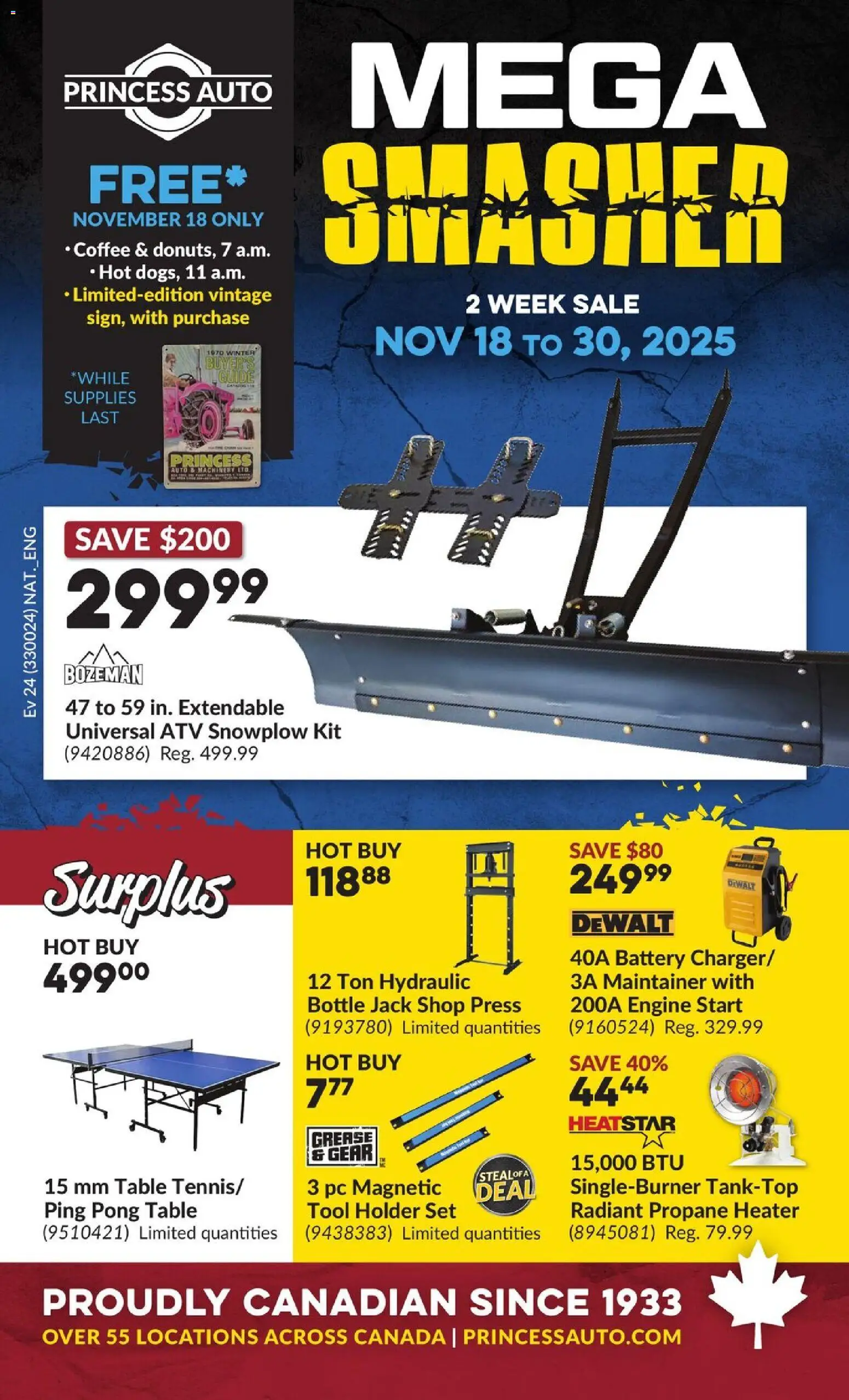 Princess Auto - 2 Week Sale! - page 1- valid from Nov 18, 2025
