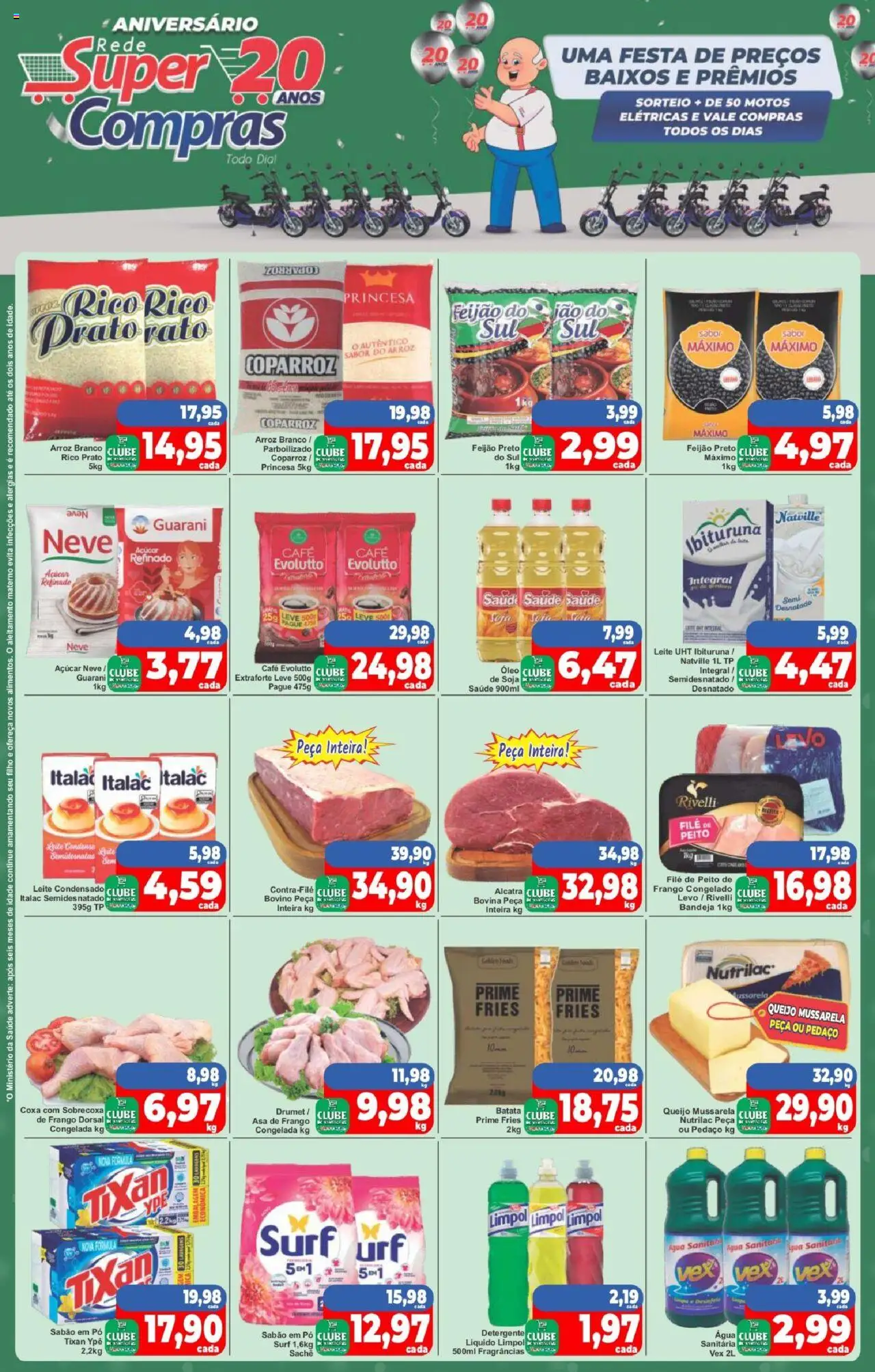 Rede Super Compras - Ofertas da semana - página 1- válido a partir de 04/08/2025
