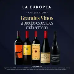 La Europea catálogo Grandes Vinos válido desde 02/02/2026