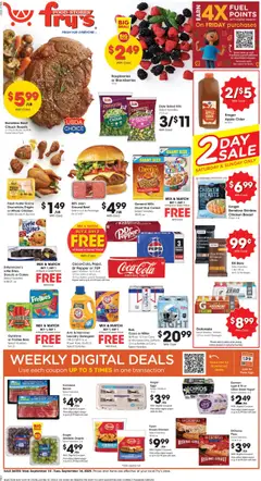 Preview Fry's Food Weekly Ad valid from 09/10/2025