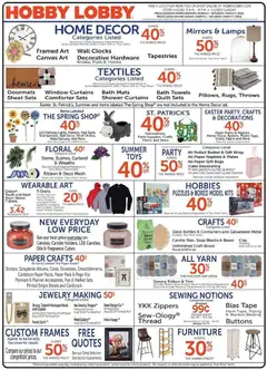 Preview Hobby Lobby Weekly Ad valid from 03/01/2026