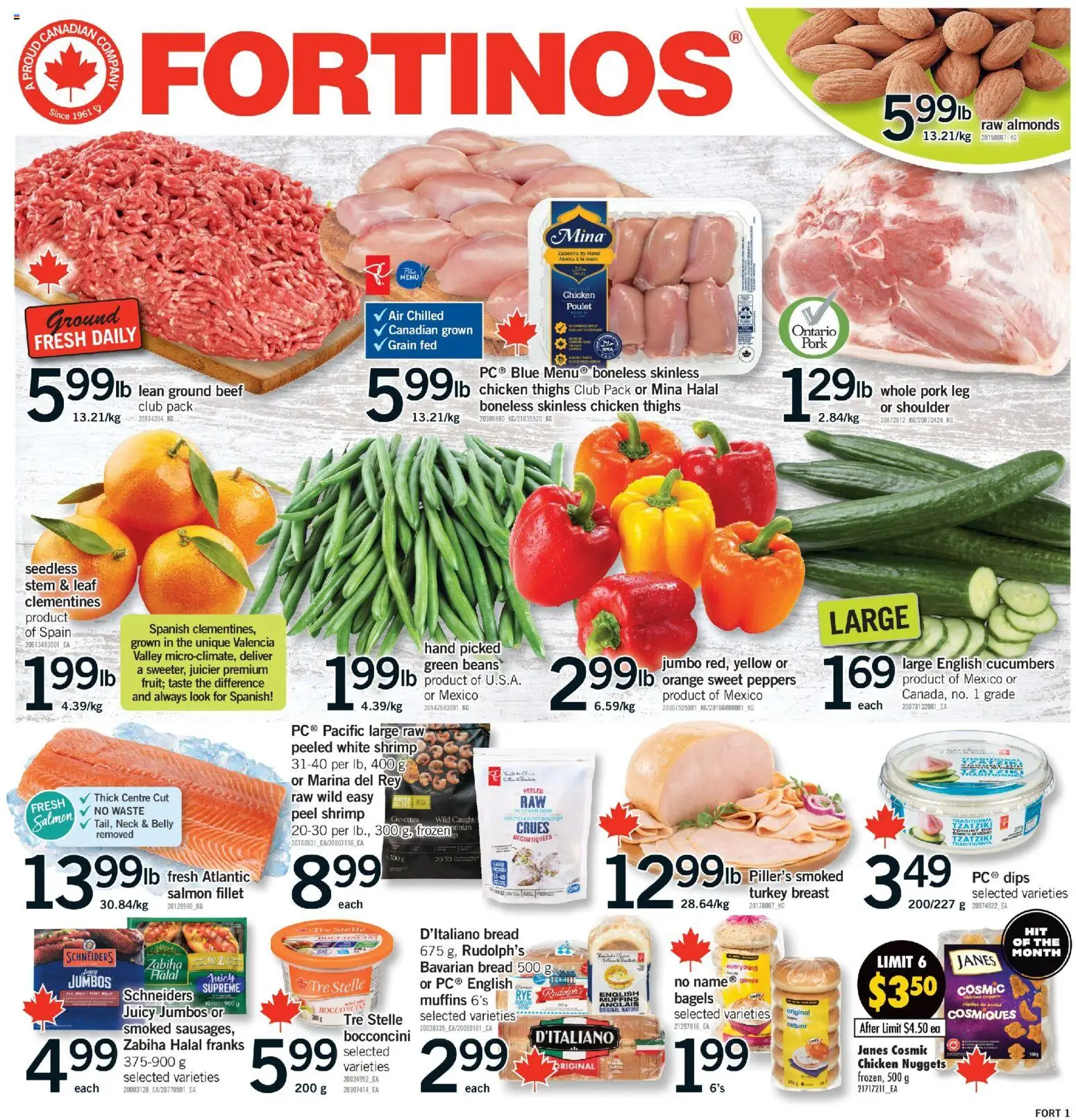 Fortinos weekly flyer / circulaire - page 1- valid from Jan 15, 2026