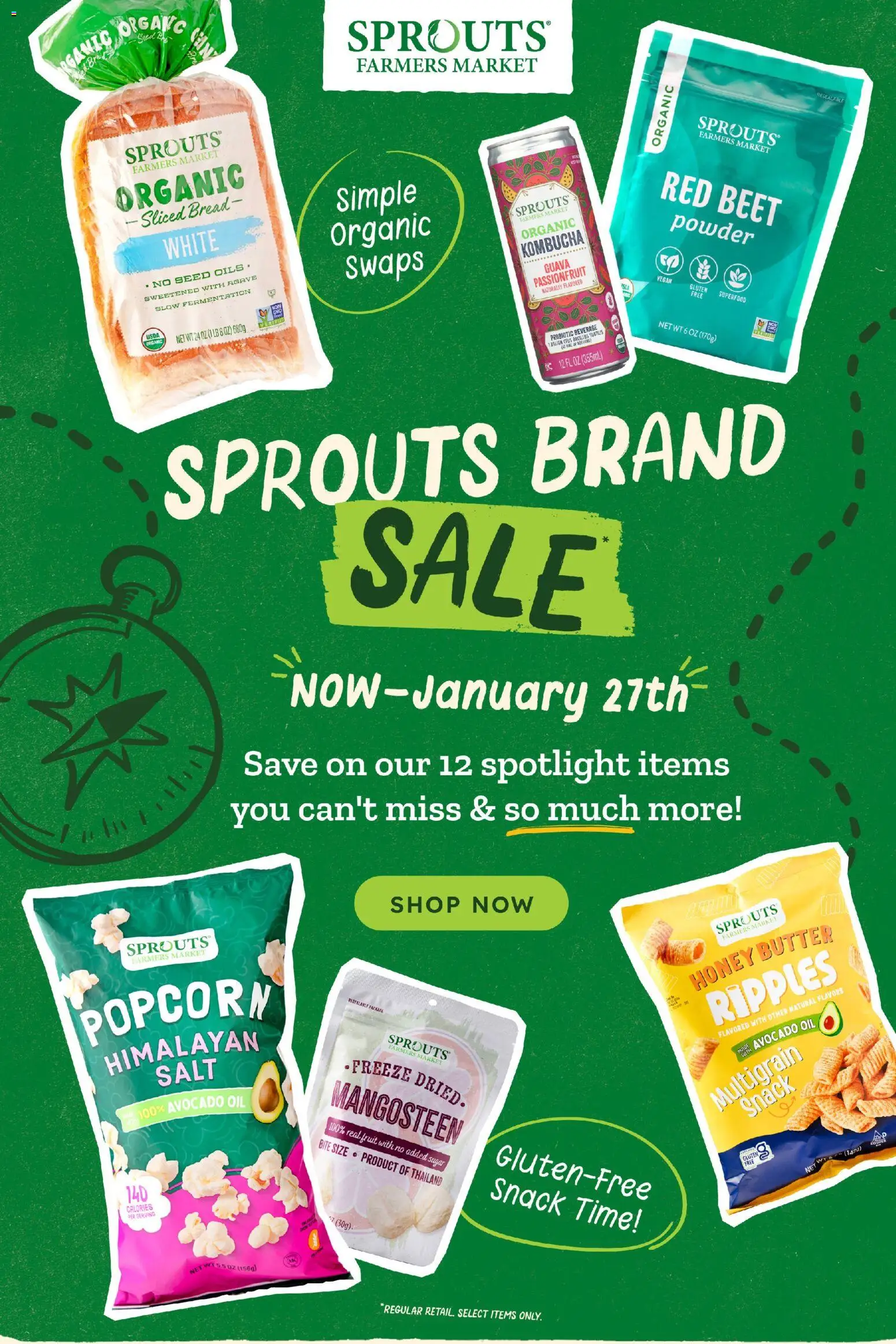 Sprouts Weekly Ad - page 1- valid from 01/14/2026